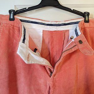 Vineyard Vines Orange Courduroy Pants 38 x 30